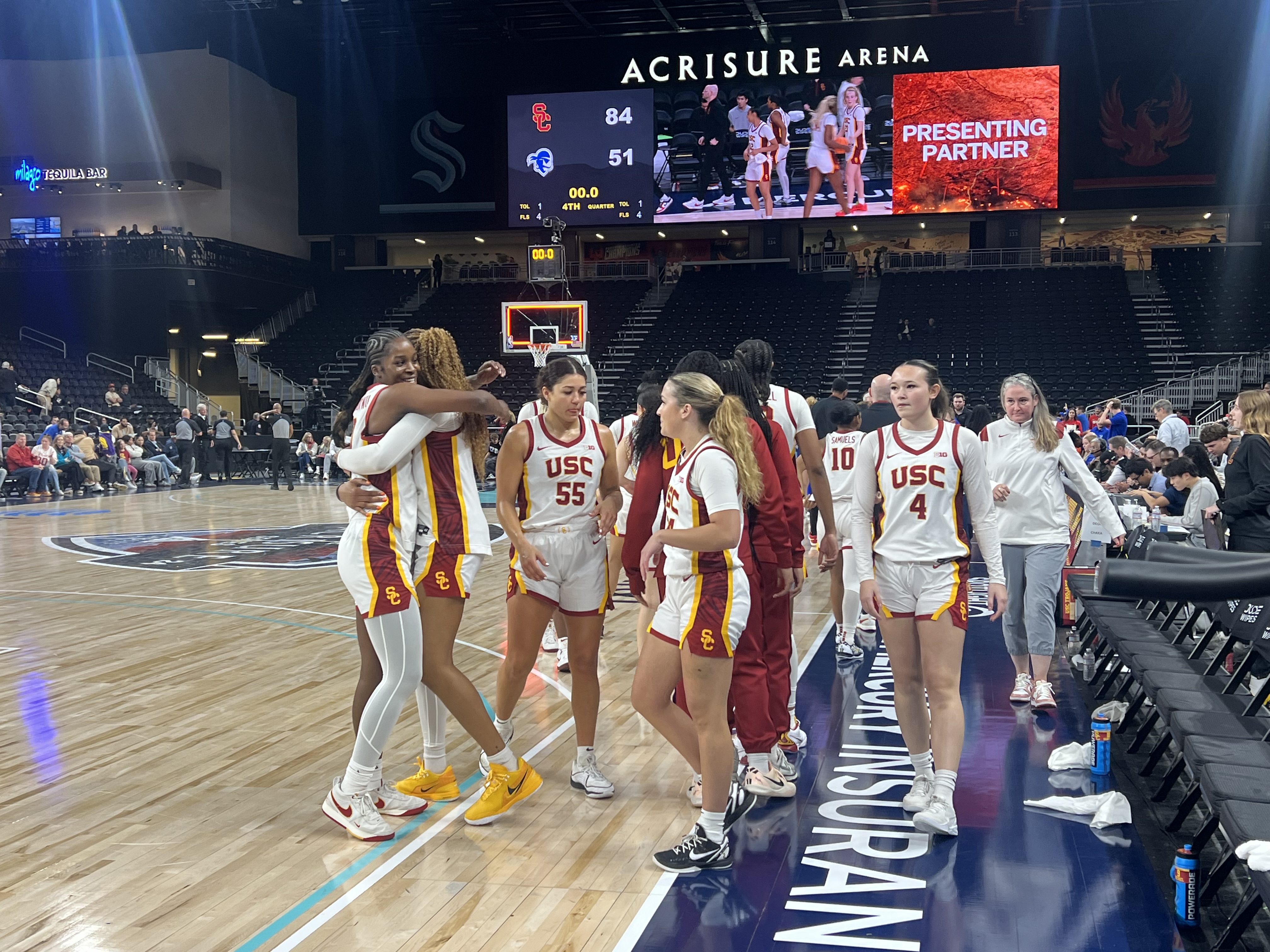 USC women's basketball knocks off Seton Hall 84-51