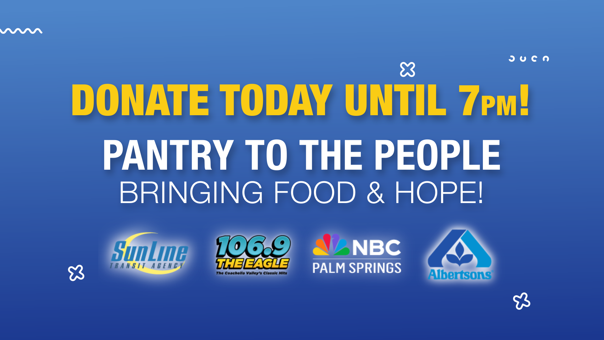 NBC Palm Springs and Sunline Transit Agency partner for ‘Pantry to the People’ food drive Today