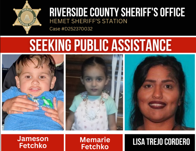 Sheriff's Office Seeks Public Help Locating Missing Mother and Two Young Children
