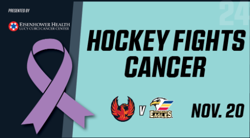 Firebirds return home Wednesday for Hockey Fights Cancer Night 