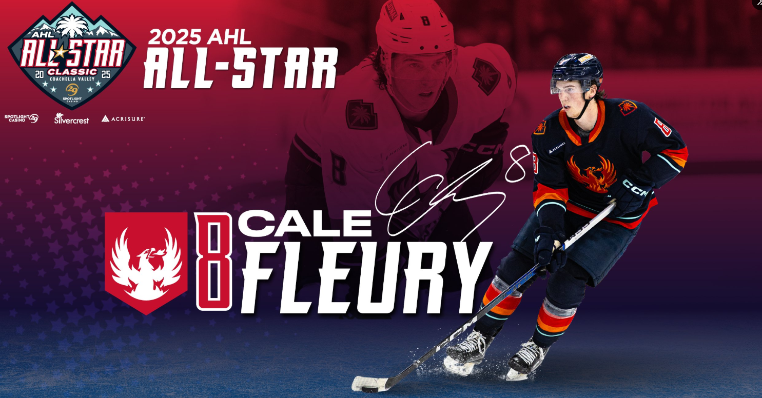 Cale Fleury named to 2025 AHL All-Star Classic roster 