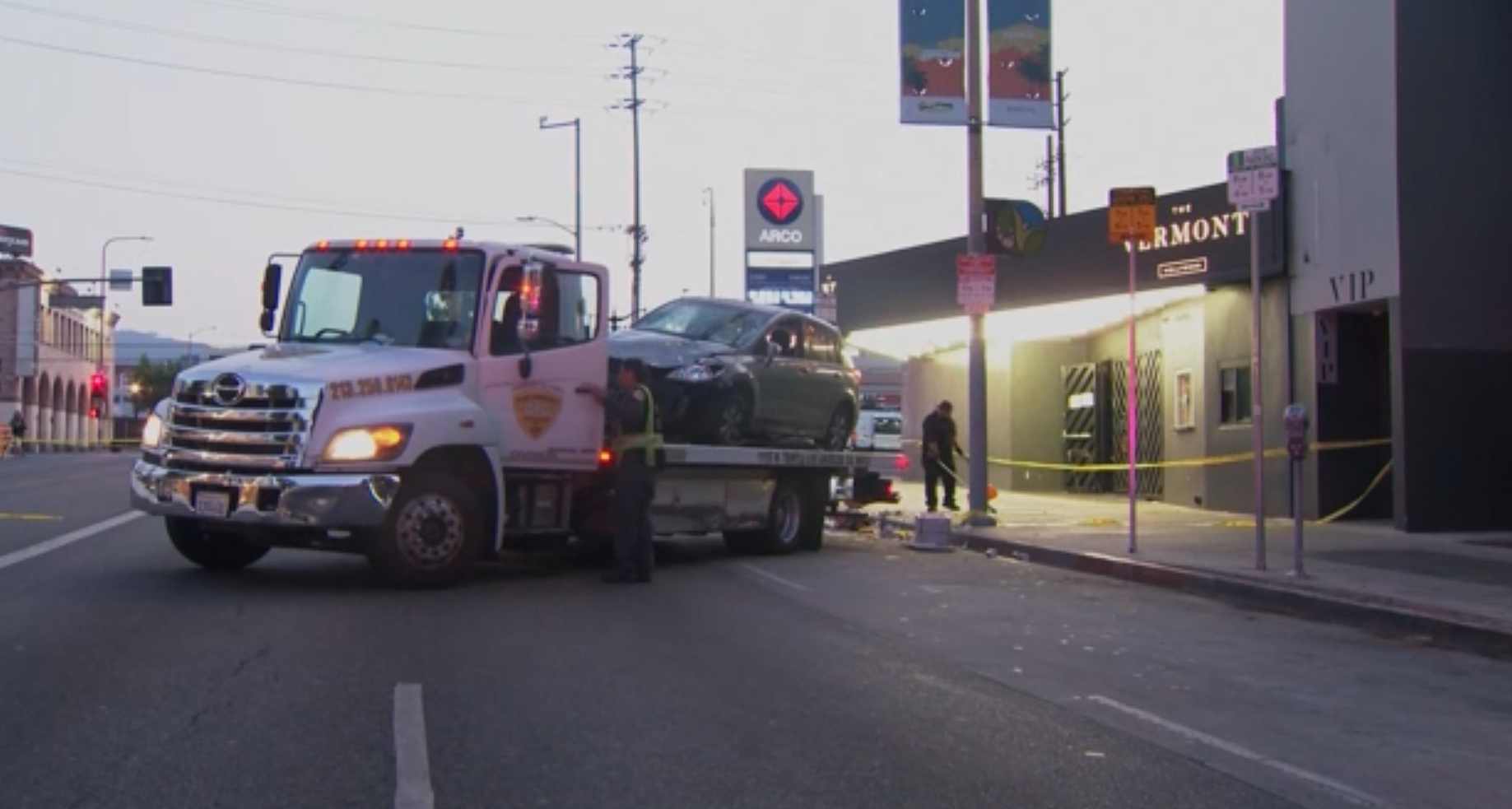 28 Injured After Car Plows Into Crowd Outside East Hollywood Club; Driver Shot by Bystander