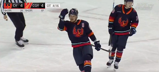 Firebirds complete comeback to stun Calgary in overtime