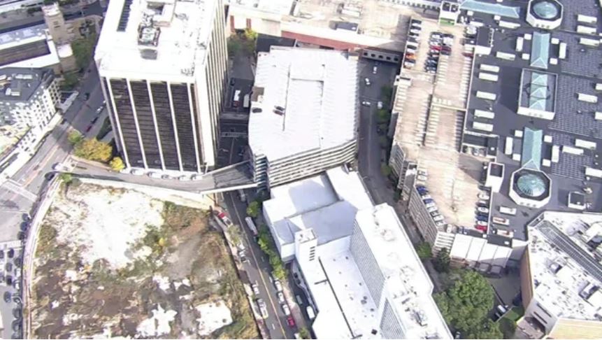 Parking Garage Partially Collapses in White Plains, Crushing Several Cars