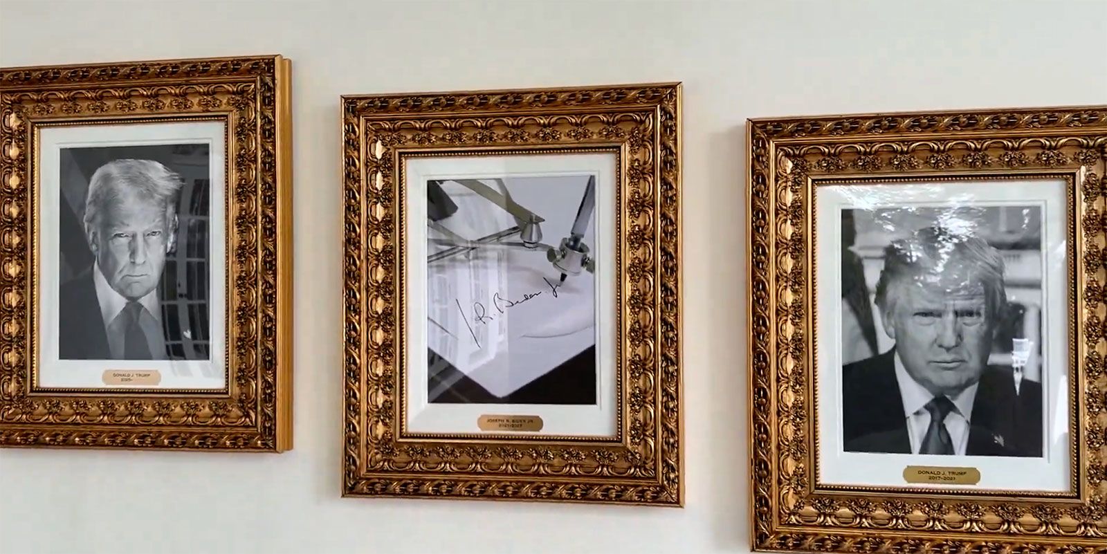 Trump White House Displays Biden Autopen Image in New ‘Presidential Walk of Fame’