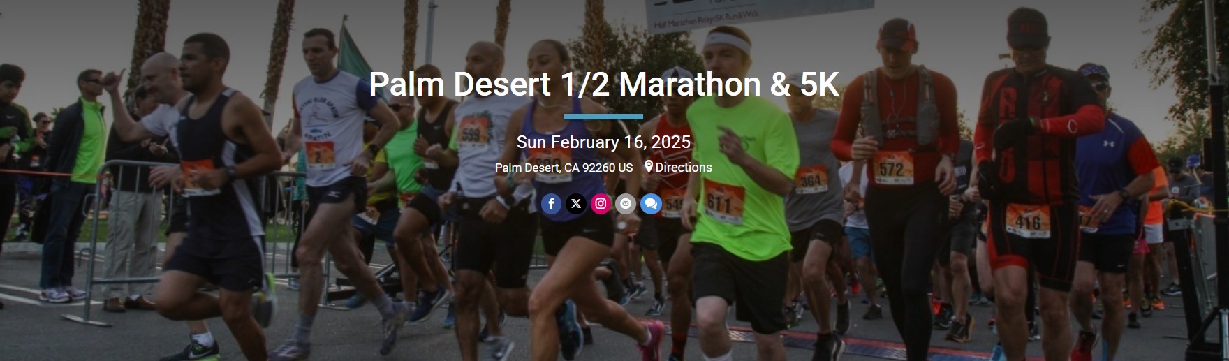 Roads Reopen After Palm Desert Half Marathon and 5K