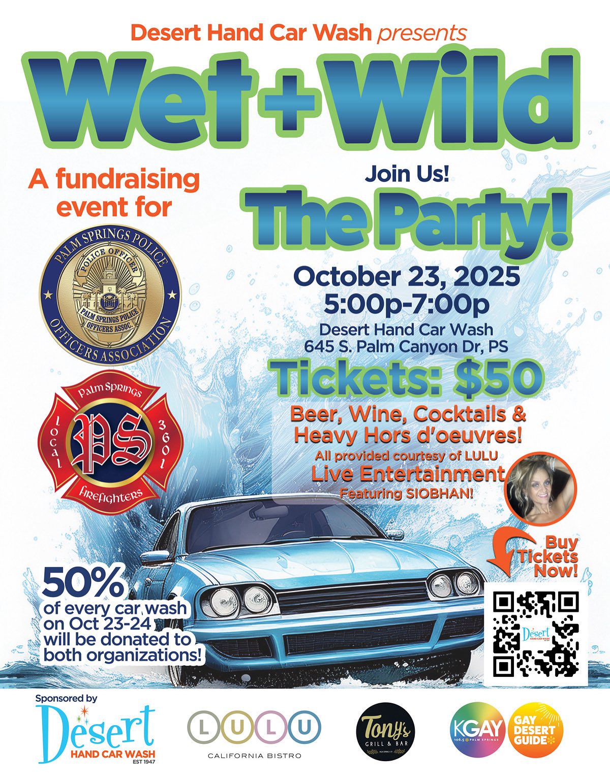 Palm Springs Police and Fire Fundraiser Returns Tonight