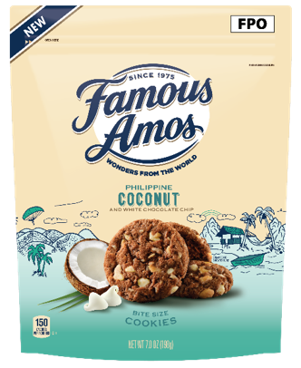 Famous Amos Philippine Coconut Chocolate Chip (pépites de chocolat à la noix de coco)