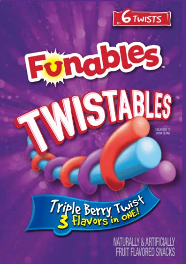 Funable Twistables Fruit Snack Ropes