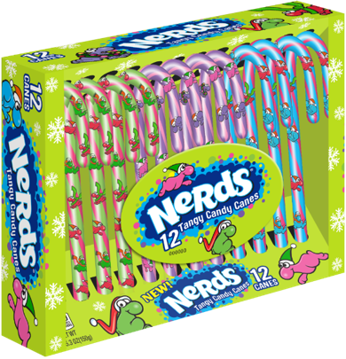 Nerds Candy Canes