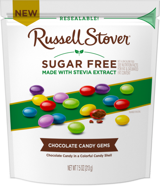 Sugar Free Chocolate Candy Gems