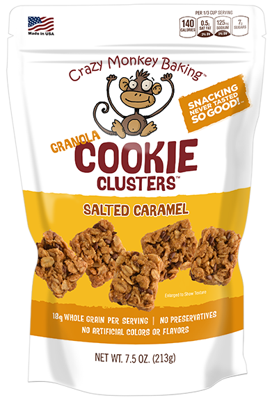 Crazy Monkey Baking Salted Caramel Granola Bites