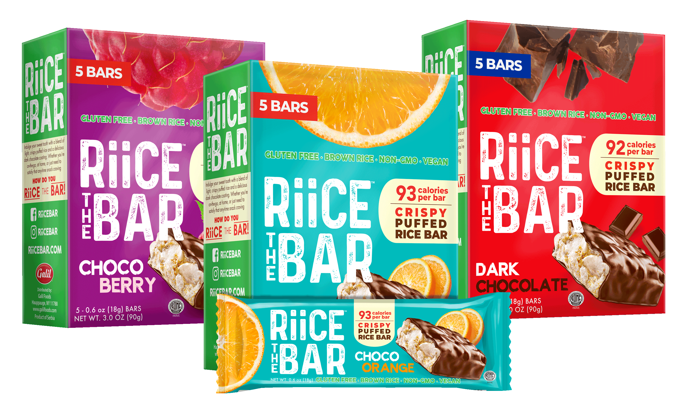 RiiCE THE BAR - Barres de riz soufflé croustillantes