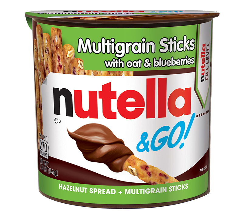 Nutella & GO! Multigrain Sticks with Oat & Blueberries