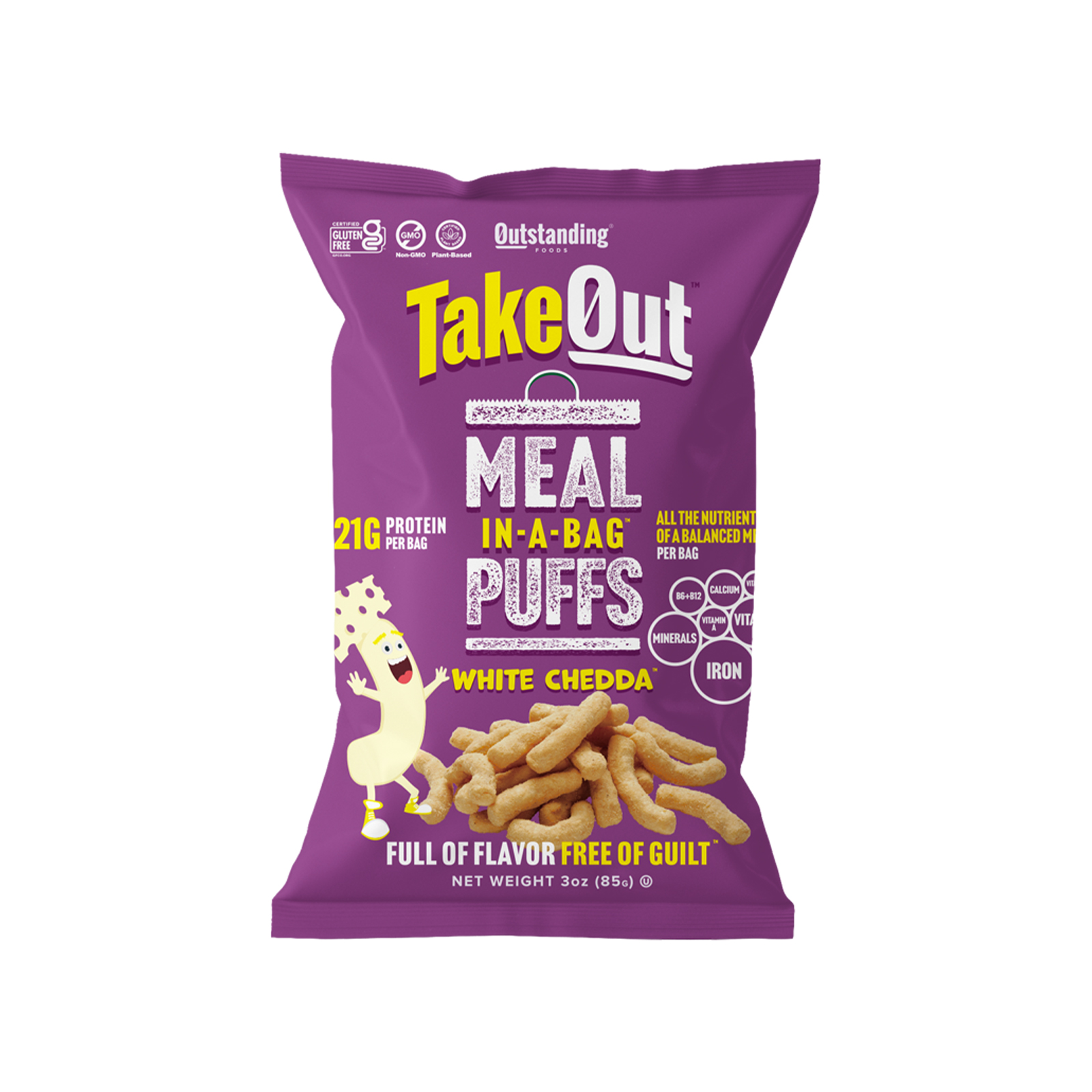 Puffs para llevar - Chedda blanca