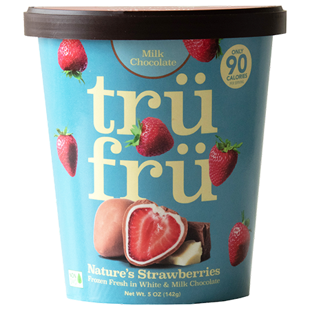 Natures Strawberries Hyper-Chilled Fresh in White Chocolate & Milk Chocolate