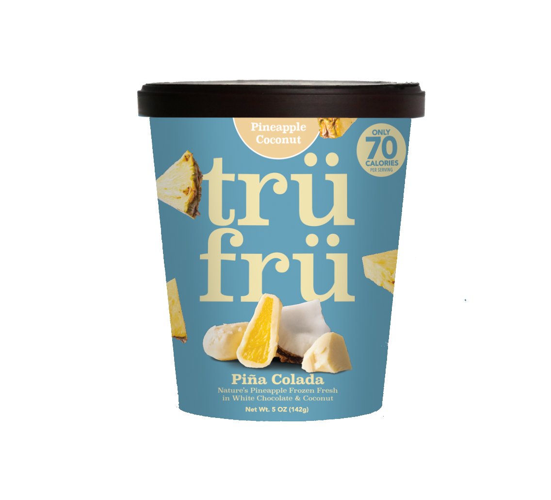 Natures Pineapple Pina Colada  Hyper-Chilled Fresh and Immersed in White Chocolate and Coconut