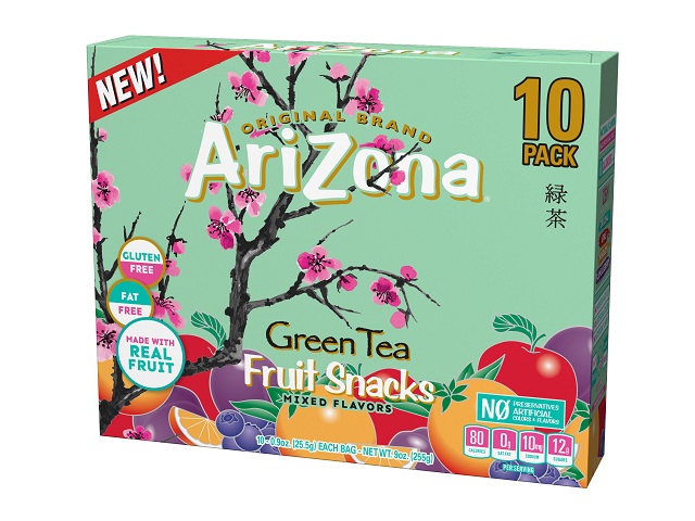 Té AriZona Snacks de frutas
