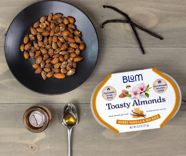 Honey Vanilla Sea Salt Toasty Almonds