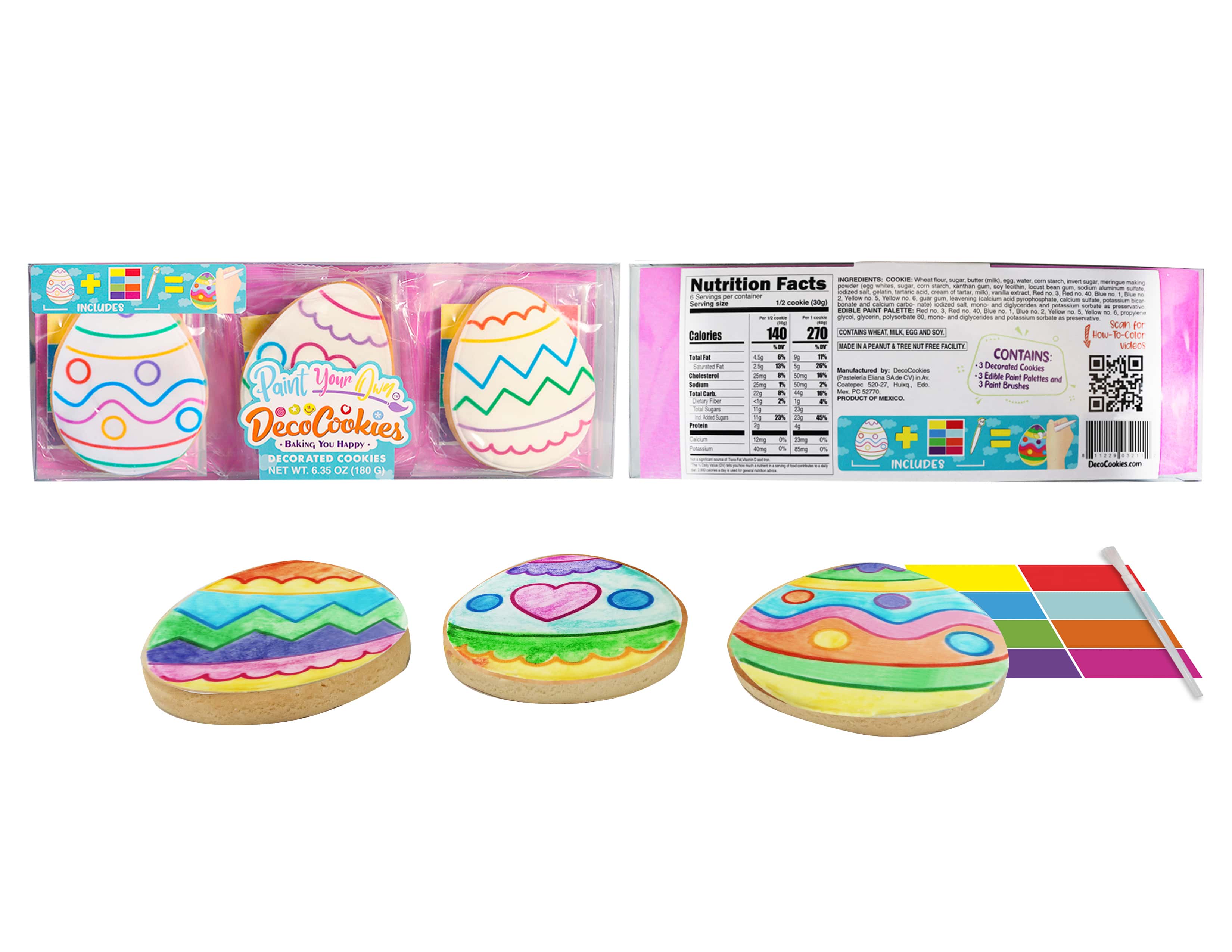 Kits de biscuits à peindre soi-même