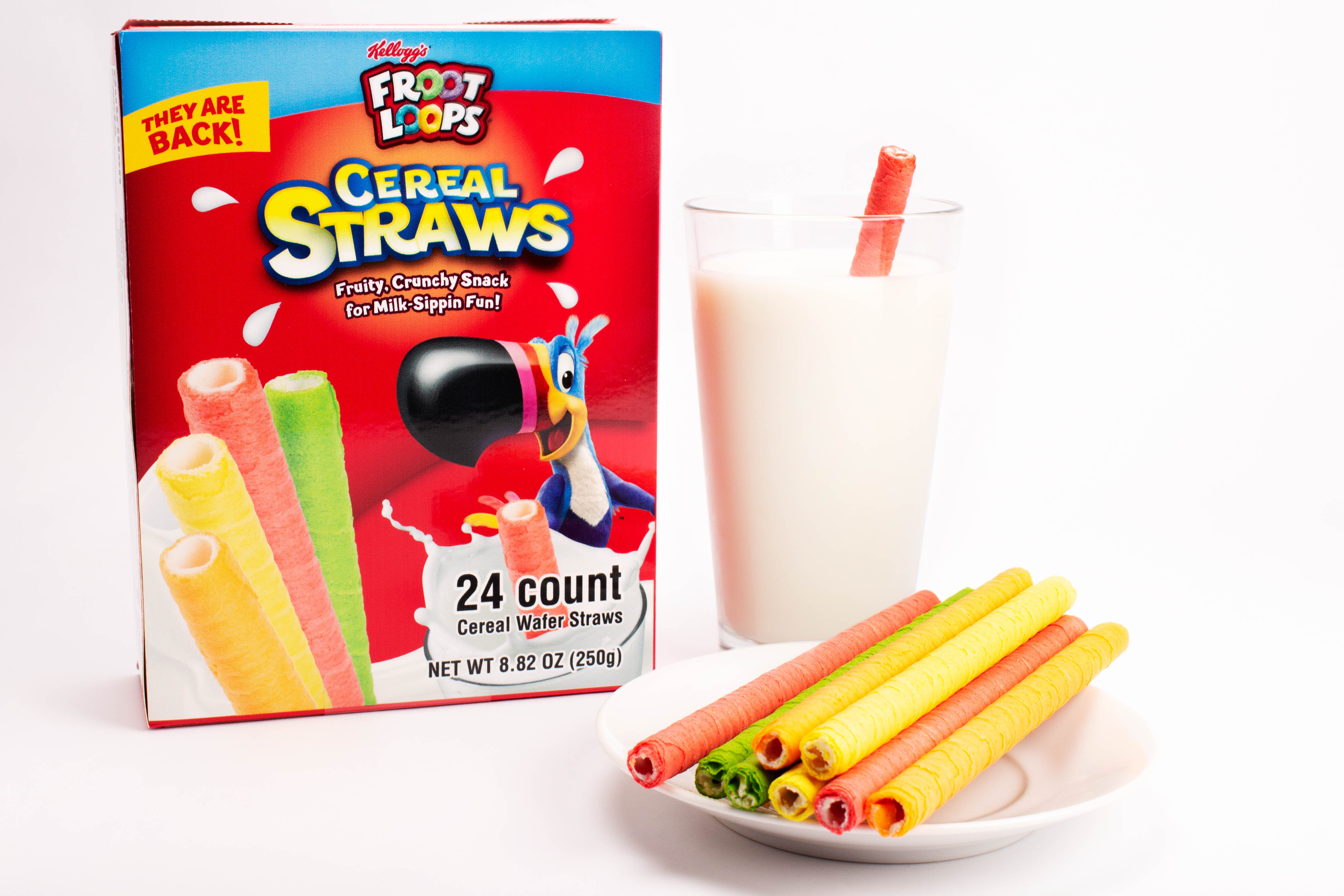 Froot Loop Cereal Straws