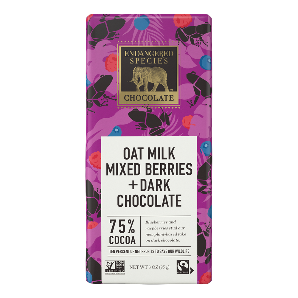 Oat Milk, Mixed Berries + Dark Chocolate