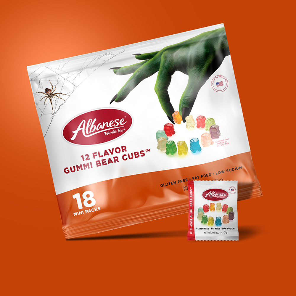 Multipack de Halloween de 12 sabores de Gummi Cubs™ de 18 unidades