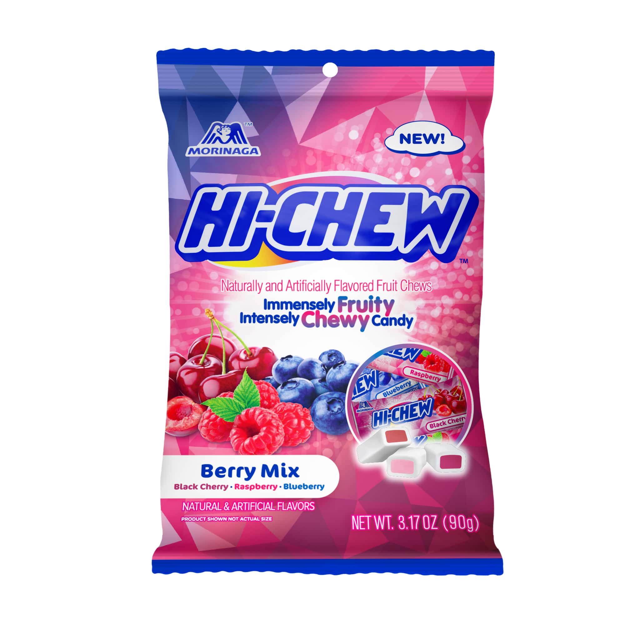 Bolsa de pegamento HI-CHEW Berry Mix de 3,17oz