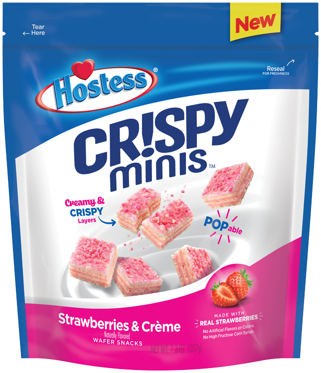 Minis de Crisp (Fresas y Crema)