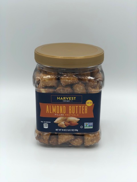 Almond Butter Filled Pretzels