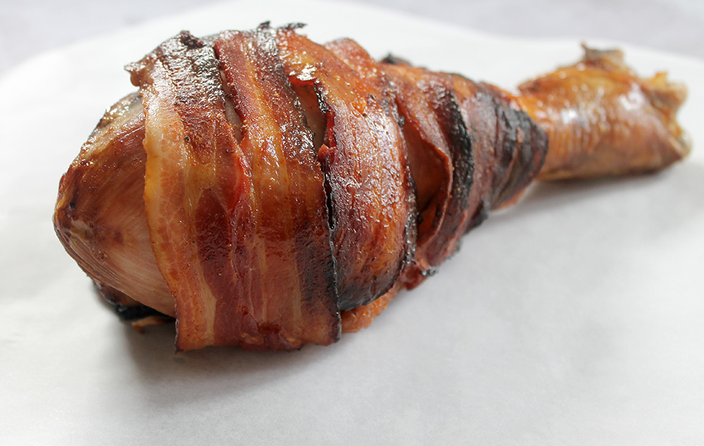 Keto State Fair Bacon Wrapped Turkey Leg Recipe Carb Manager