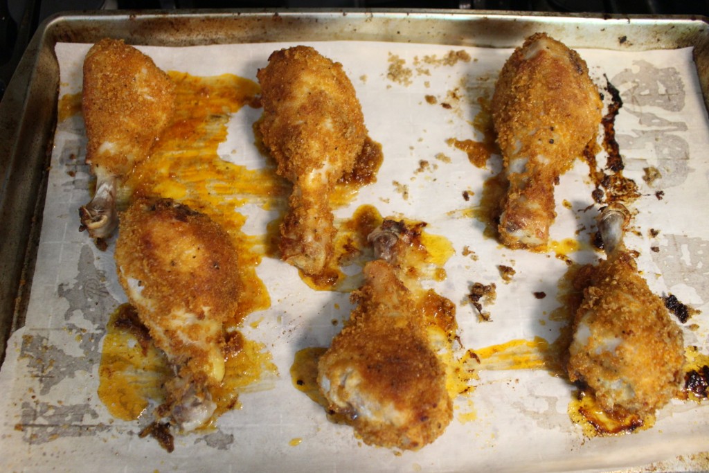 Keto Pork Rind Baked Chicken Drumsticks Recipe Carb Manager