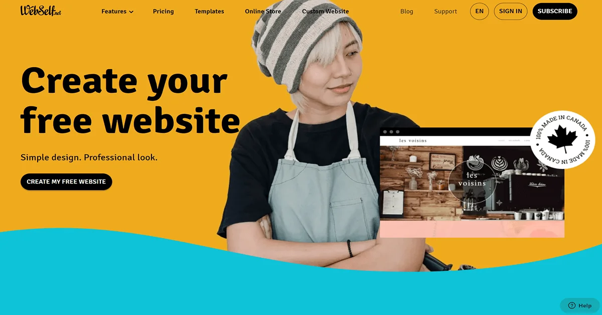 SaaS Startup website template