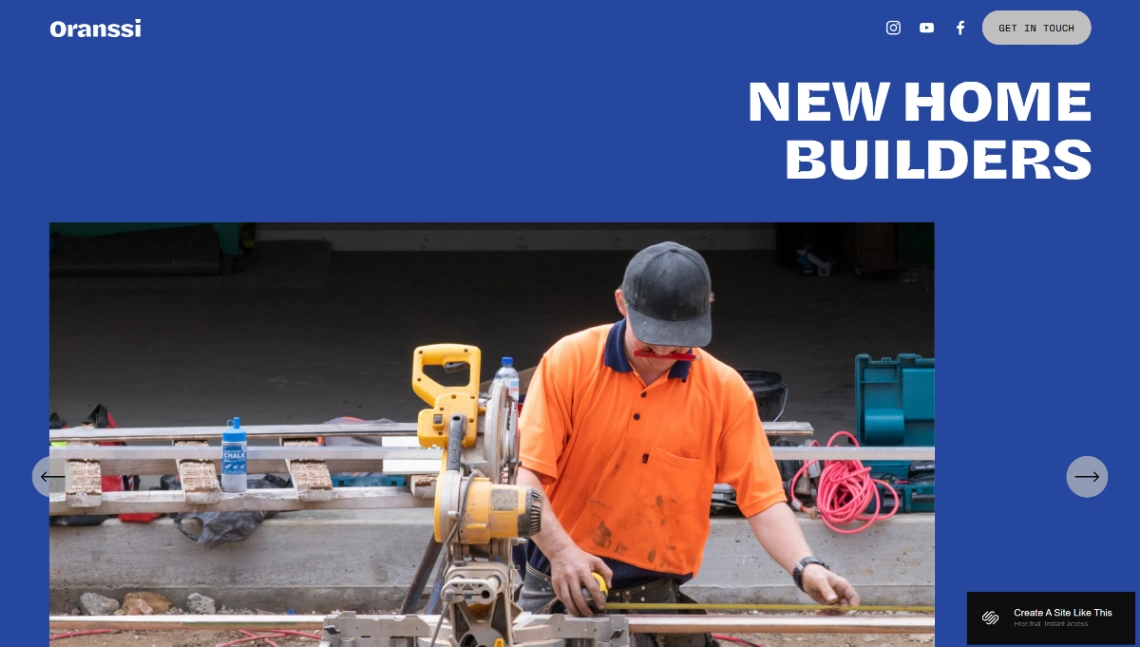 Construction Company website template