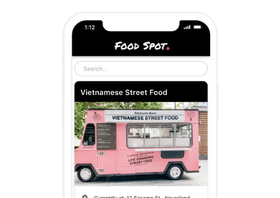 Ordering App website template
