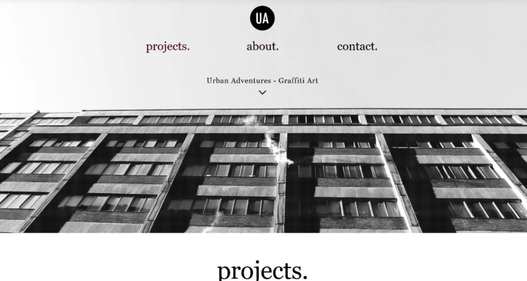 Artist Website website template