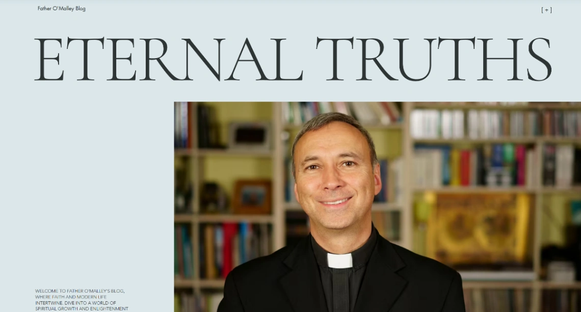 Priest (Monochromatic) website template