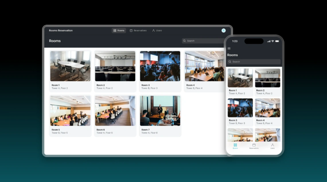 Rooms Reservation website template