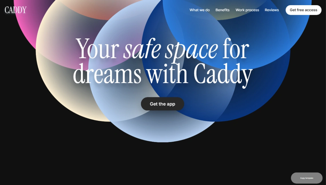 Landing Page website template