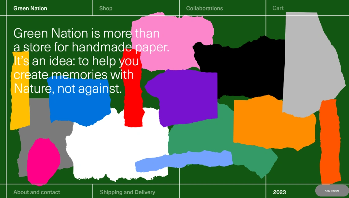 E-shop website template