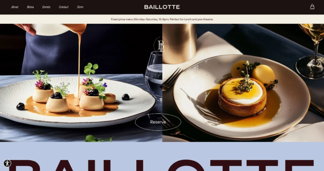 Chef Restaurant website template
