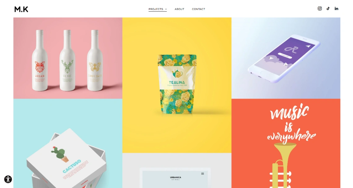 Creative Portfolio website template