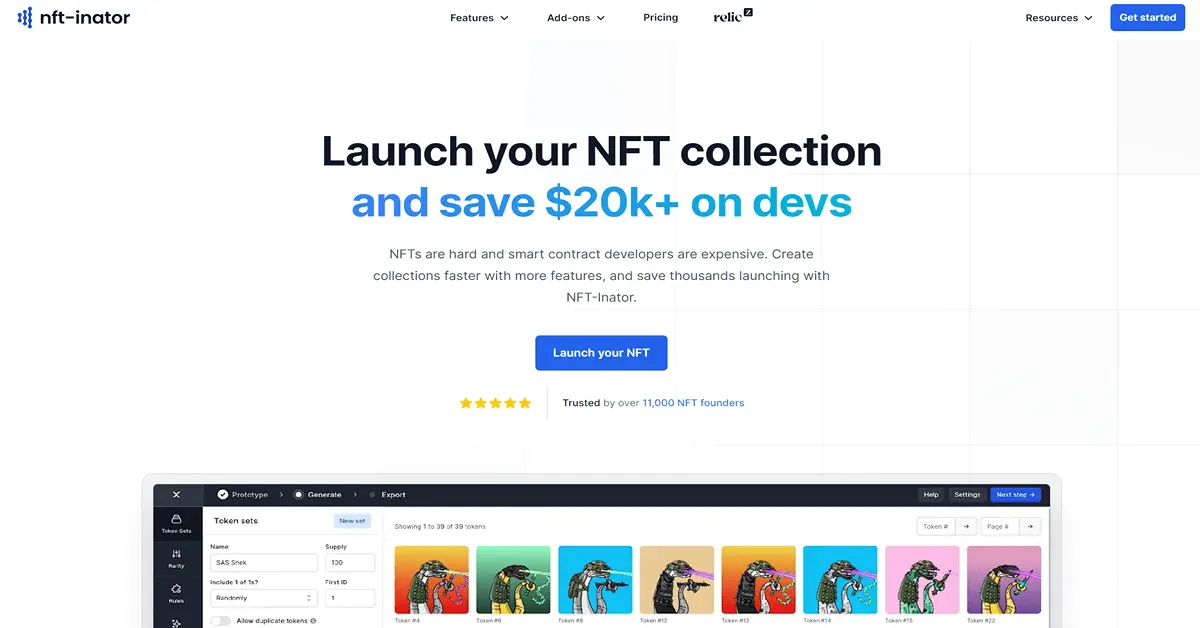 Crypto NFT mobile app design template