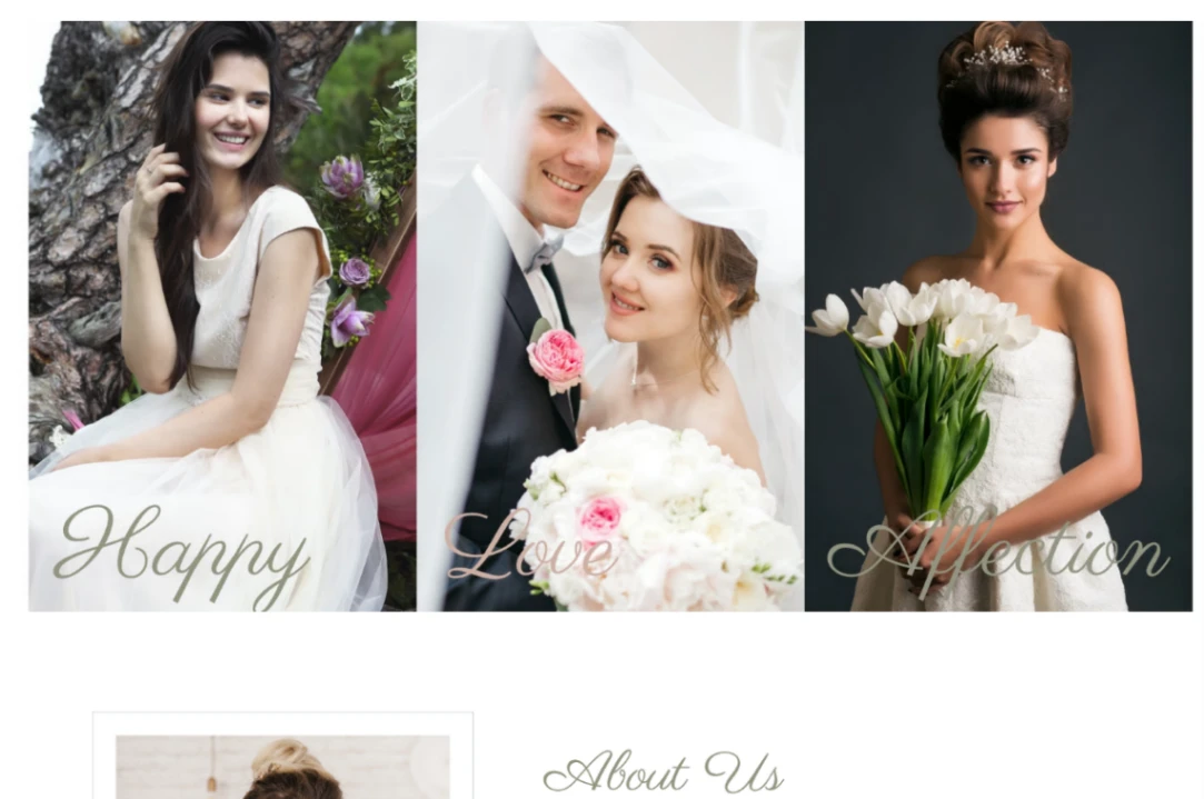 Wedding Website website template