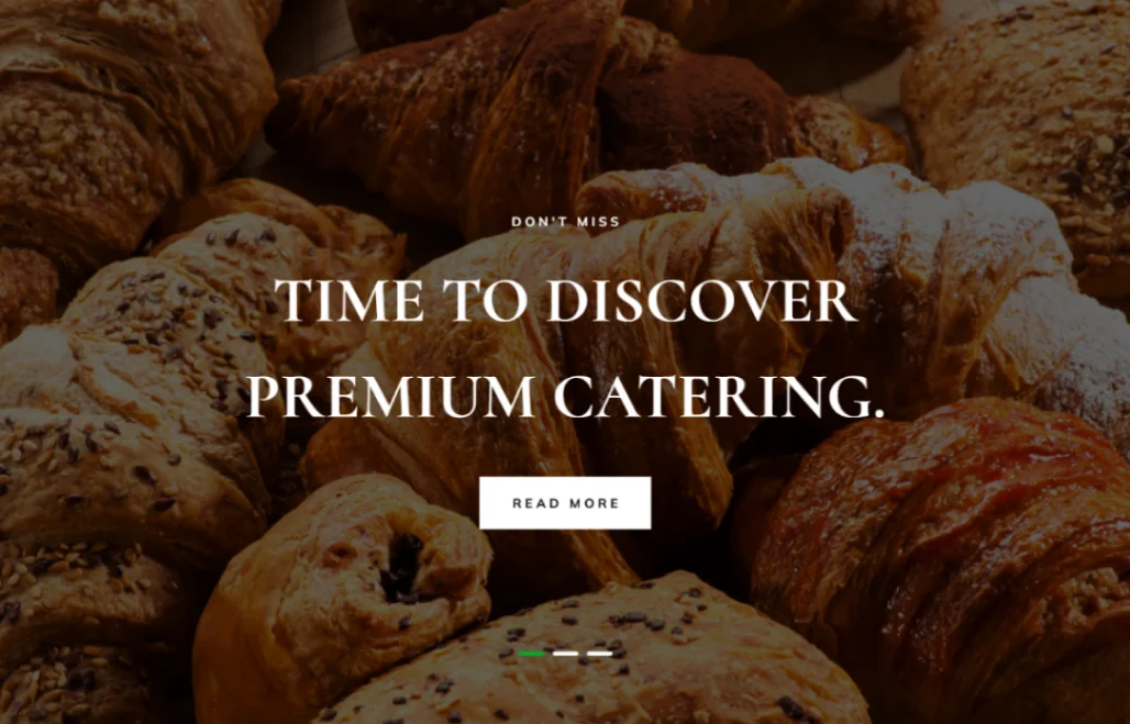 Bakery Website website template