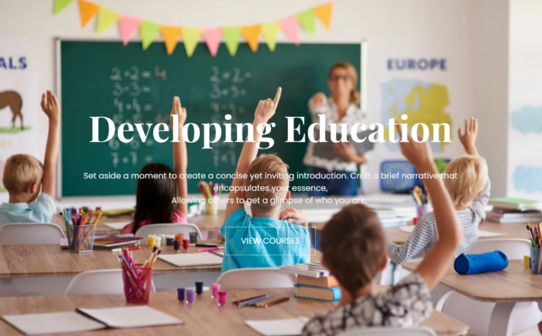 Education App mobile app design template