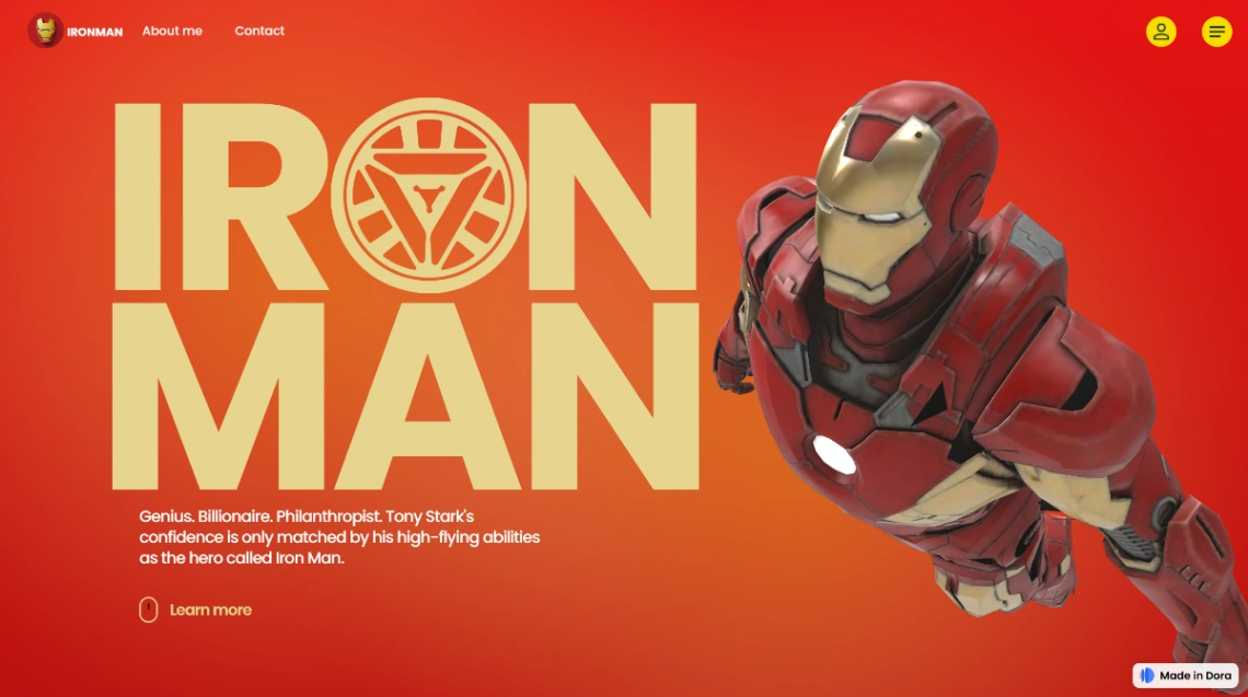 Technology/Brand website template