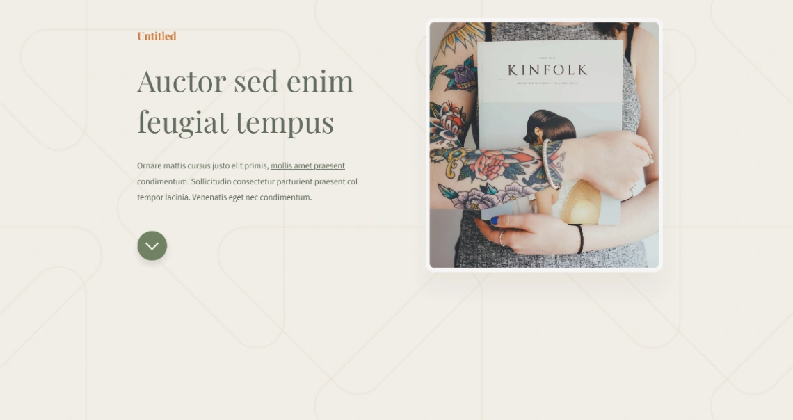 Lifestyle and Wellness website template