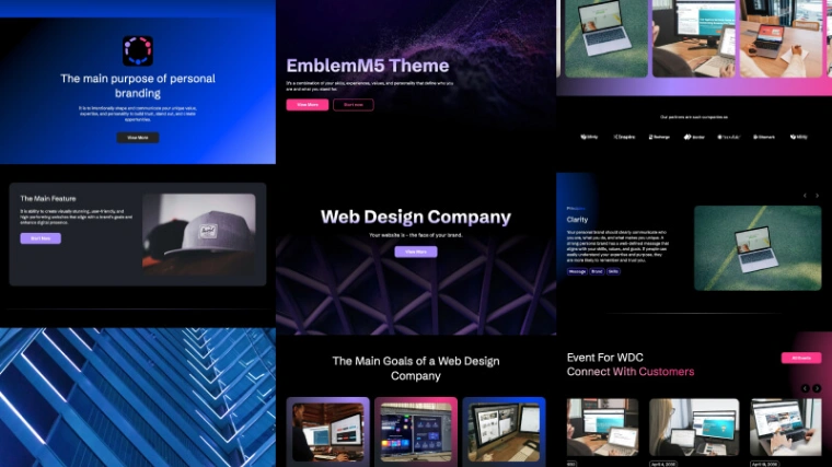 Web Design website template