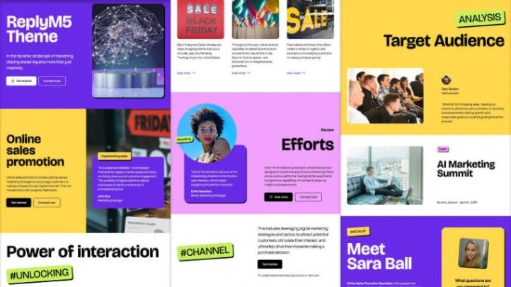 AI Marketing Website website template